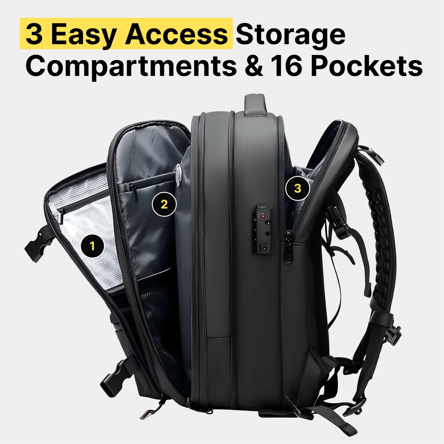 VAULTBAG® Matte Travel Backpack 60L
